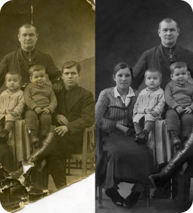 Отреставрированная семья