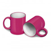 Кружка хамелеон фуксия