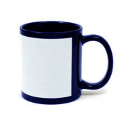 Синяя с белым полем