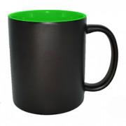 Кружка хамелеон заливка - зеленая