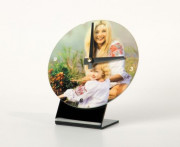 Часы из стеклопластика на подставке D12