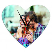 Часы металлические сердца 21,5х25,5