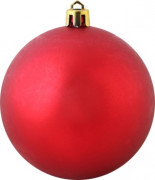 Шарик 10см красный
