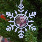 Снежинка-подвеска светло-сиреневый