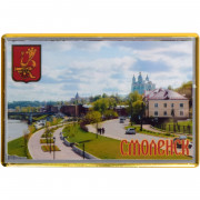 Магнит акриловый золотой