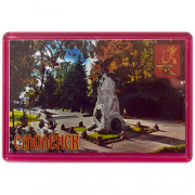 Магнит акриловый красный