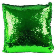 Подушка хамелеон 40Х40 зеленый (2х сторон)