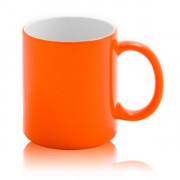 Фотокружка `хамелеон` оранжевая