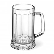 Пивная фото кружка стеклянная