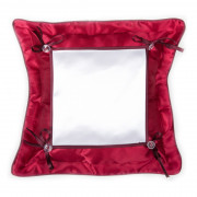 Подушка `бордовая` 1 ст.