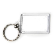 Пластиковый брелок прямоугольный 5х3.5
