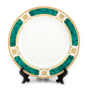 Керамическая, орнамент `Зеленый мрамор`