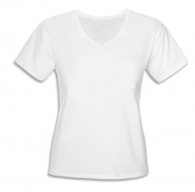 Футболка женская односторонняя V-ворот 1 ст.