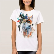 Фото А3 на женской футболке 2 ст.