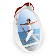 Елочный плоский шар 90мм