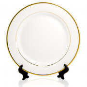 С золотым ободком, фото 15 см.