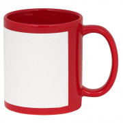 Красная с белой зоной