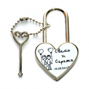 Замок в форме сердца