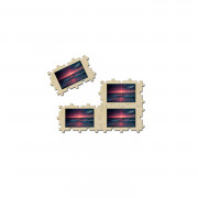 Магнит (Пазл деревянный) 114Х73 мм 4шт.